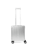 Aleon Business 4-Rollen Kabinentrolley Aluminium 42 cm Laptopfach platinum 1