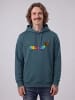 wat? Apparel Sweatshirt Regenbogen Dackel in Petrol