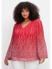 sheego by Joe Browns Tunika in rot gemustert