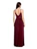 Vera Mont Chiffonkleid mit V-Ausschnitt in Deep Dahlia