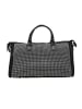 NAEMI Damen Handtasche in Silber Schwarz