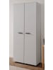 Furn.Design Schuhschrank weiß 74 cm, Garderobenschrank 15 Fächer, bis 30 Paar Schuhe