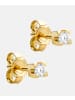 Diamant L'éternel Ohrstecker aus 585 Gelbgold mit 0.14 Karat Diamant