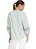 Zero  Schlupfbluse mit Streifen in Cream/Blue