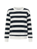 Marie Lund Shirt in marine weiß - 0002