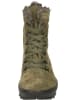 Legero Schnürstiefeletten, Winterstiefel, Winterstiefeletten in grün