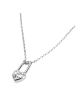 Tom Tailor Kette mit Anhänger Silber 925, rhodiniert in silber
