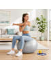 relaxdays Gymnastikball in Grau - Ø 75 cm