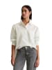Marc O'Polo DENIM Bluse im Polo-Stil relaxed in Silky White
