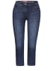 Cecil 3/4-Jeans in Mid Blue Used Wash