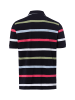 Andrew James Poloshirt in marine mehrfarbig