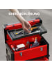 HOMCOM Werkstattwagen-52L x 32B x 72H cm-Rot