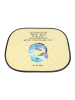 Mr. & Mrs. Panda Sonnenschutz Auto Walfisch Thunfisch mit Spruch in Gelb Pastell