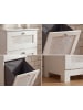 FineBuy Badregal in Weiß / MDF / 40x38x90