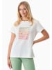 Organication T-Shirt "WOR17234" in Cremeweiß