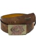 Cipo & Baxx Gürtel  85cm x 4,8 in Taba