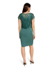 Vera Mont Etuikleid mit Spitze in Dark Emerald