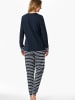 Schiesser Schlafanzug Casual Essentials in nachtblau