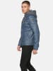 KOROSHI Leder-Effektjacke in blau