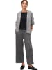 Zero  Grobstrickjacke offener Style in Grey Melange