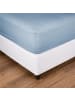 NAUTICA HOME Nautica Home Jersey Spannbettlaken, 180x200 cm in Hellblau