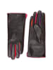 MYWALIT Handschuhe Leder in black sangria