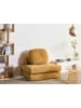 Beliani Schlafsofa OLDEN in Gelb - (W) 81 x (H) 54 x (L) 91 cm