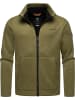 ragwear Sweatjacke Fabbian Collar in Olive