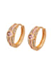 faina Earrings in Rose Gold