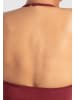 SMILODOX Crop Top Malena in Bordeaux