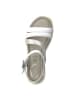 Tamaris COMFORT Sandale in WHITE/SILVER