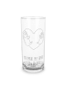 Mr. & Mrs. Panda Glas Faultiere Herz mit Spruch in Transparent