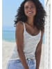 Vivance by Lascana Stricktop in creme-rauchblau