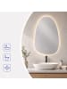 relaxdays Badspiegel "Bogen" - (B)52 x (H)80 cm