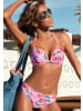 Sunseeker Push-Up-Bikini-Top in rosa-bedruckt