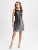 DKNY Kleid in silber schwarz - 0001