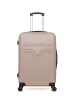 American Travel Mittelgroßer Koffer CHELSEA in Beige (64L)
