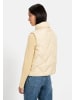 Camel Active Kurze Steppweste aus recyceltem Polyester in Vanille