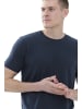 Mey Rundhals T-Shirt für Herren in blau