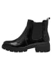 Tamaris WIDE FIT Chelsea Boot in BLACK PAT.