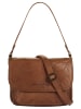 SPIKES & SPARROW Umhängetasche echt Leder in cognac