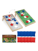 relaxdays 11tlg. Cornhole in Bunt - (B)29 x (H)18 x (T)58 cm