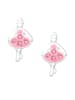 schmuck23 Silber-Ohrringe 925 Ballerina 0,7 cm x 0,8 cm