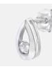 Diamant L'éternel Ohrstecker aus 375 Weißgold mit Zirkonia