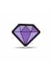 Belmil Velcro Rubber Patch Purple Diamond