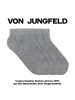 von Jungfeld Sneaker Socken Essentials in Heather Grey
