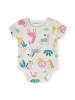 Minoti 7er. Set: Kurzarmbody 24babypack7 in mauve