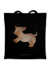 Mr. & Mrs. Panda Strandtasche Hund Dackel ohne Spruch in Schwarz