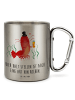 Mr. & Mrs. Panda Tasse Hummer Weizen mit Spruch in Silber