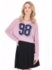myMo Women Sweater in lavender navy